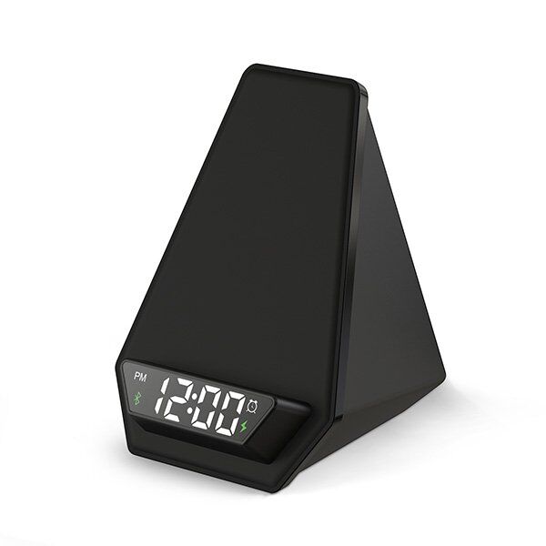 KABLOSUZ ŞARJ HOPARLÖR W120 (AKILLI SAAT-ALARM-IŞIKLI LOGO) - 0120854
