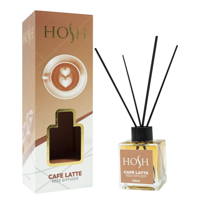 HOSH Cafe Latte Reed Diffuser 100 ml (Çubuklu Oda Kokusu)