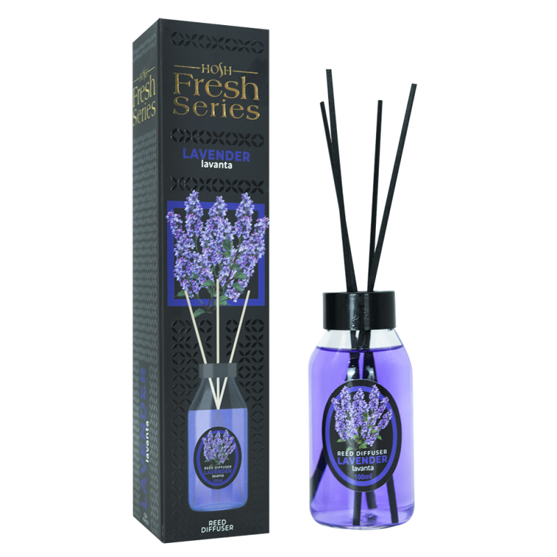 HOSH FRESH Lavender Reed Diffuser 100 ml (Çubuklu Oda Kokusu)