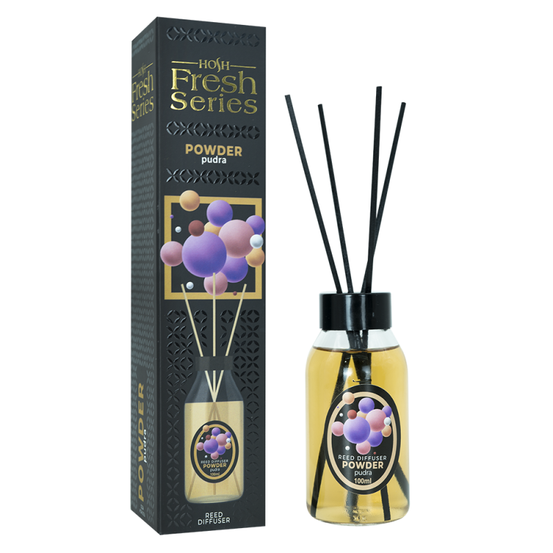 HOSH FRESH Powder Reed Diffuser 100 ml (Çubuklu Oda Kokusu)