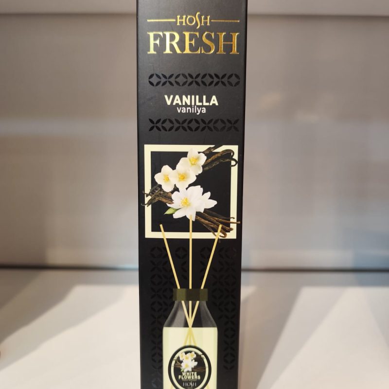 HOSH FRESH Vanilla Reed Diffuser 100 ml (Çubuklu Oda Kokusu)