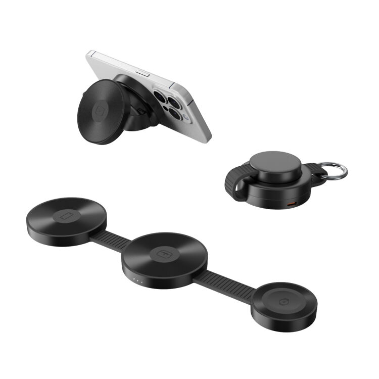 3'Ü 1 Arada Katlanabilir Kablosuz Şarj