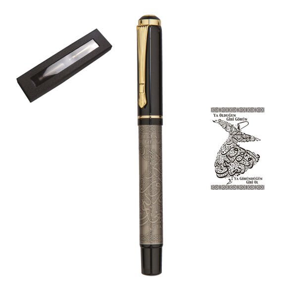 Mevlana Kabartmalı Tekli Kalem Seti 0240607